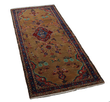 Load image into Gallery viewer, Handmade Antique, Vintage oriental Persian Malayer rug - 202 X 82 cm
