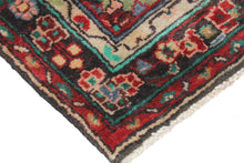Load image into Gallery viewer, Handmade Antique, Vintage oriental Persian Hamedan rug - 315 X 85 cm
