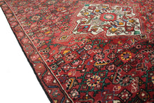 Load image into Gallery viewer, Handmade Antique, Vintage oriental Persian Hosinabad rug - 295 X 117 cm
