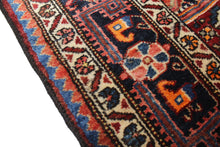 Load image into Gallery viewer, Handmade Antique, Vintage oriental Persian Hamedan rug - 201 X 120 cm
