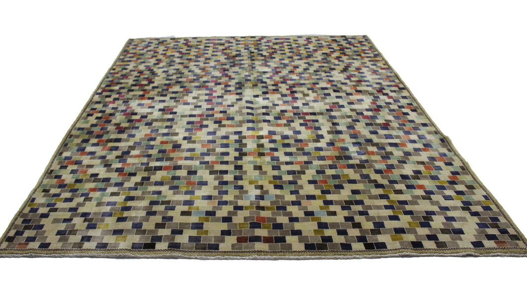 Handmade Antique, Vintage oriental Persian Tabatabaei  rug - 384 X 300 cm