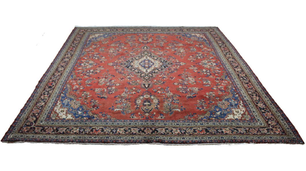 Handmade Antique, Vintage oriental Persian Hamedan rug - 402 X 317 cm