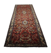 Load image into Gallery viewer, Handmade Antique, Vintage oriental Persian Malayer rug - 415 X 105 cm
