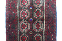 Load image into Gallery viewer, Handmade Antique, Vintage oriental Persian Baluch rug - 188 X 97 cm

