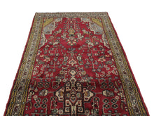 Load image into Gallery viewer, Handmade Antique, Vintage oriental Persian Asadabad rug - 330 X 111 cm
