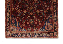 Load image into Gallery viewer, Handmade Antique, Vintage oriental Persian Hamedan rug - 270 X 133 cm
