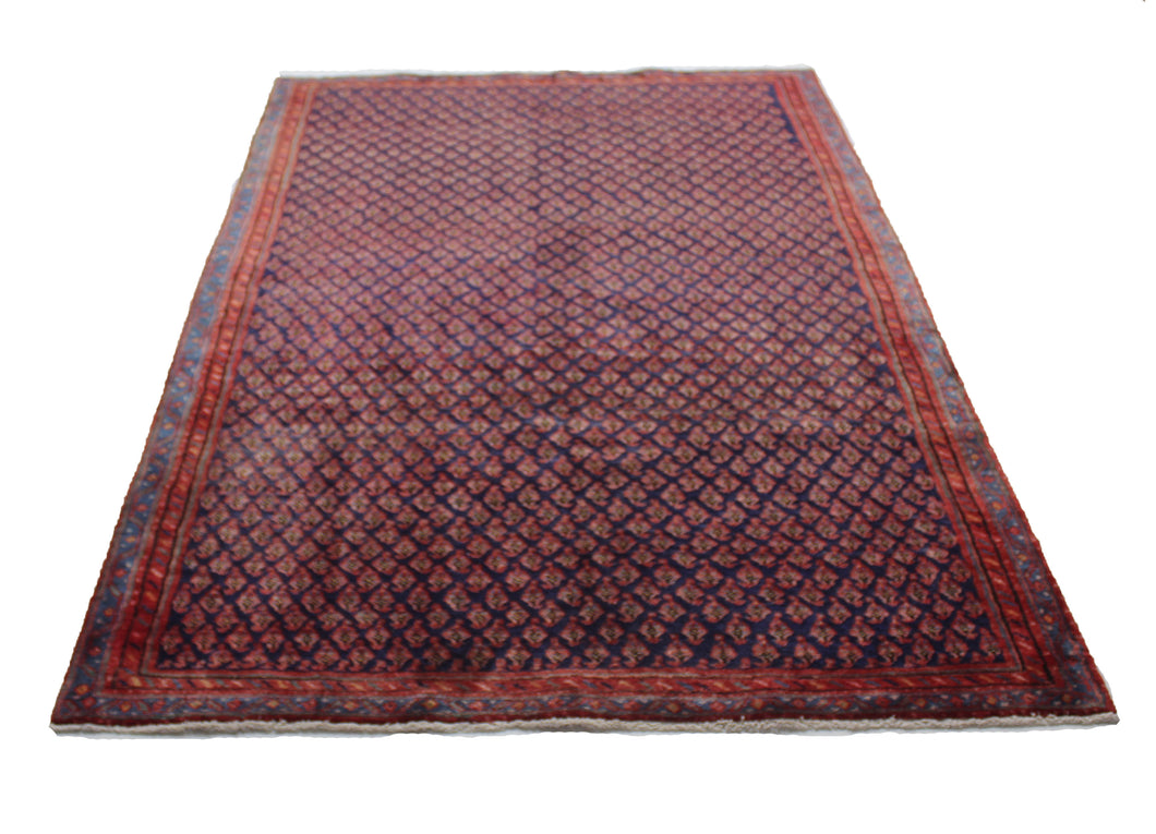 Handmade Antique, Vintage oriental Persian  Arak rug - 263 X 158 cm