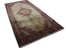 Load image into Gallery viewer, Handmade Antique, Vintage oriental Persian Songol rug - 308 X 150 cm
