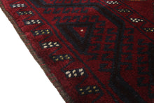 Load image into Gallery viewer, Handmade Antique, Vintage oriental Persian Baluch rug - 182 X 95 cm
