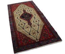 Load image into Gallery viewer, Handmade Antique, Vintage oriental Persian Songol rug - 208 X 102 cm
