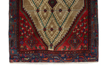 Load image into Gallery viewer, Handmade Antique, Vintage oriental Persian Songol rug - 208 X 102 cm
