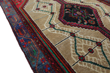 Load image into Gallery viewer, Handmade Antique, Vintage oriental Persian Songol rug - 208 X 102 cm
