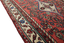 Load image into Gallery viewer, Handmade Antique, Vintage oriental Persian Khoram abad rug - 404 X 118 cm
