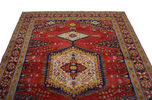 Load image into Gallery viewer, Handmade Antique, Vintage oriental Persian Vis rug - 322 X 212 cm
