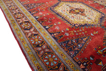 Load image into Gallery viewer, Handmade Antique, Vintage oriental Persian Vis rug - 322 X 212 cm
