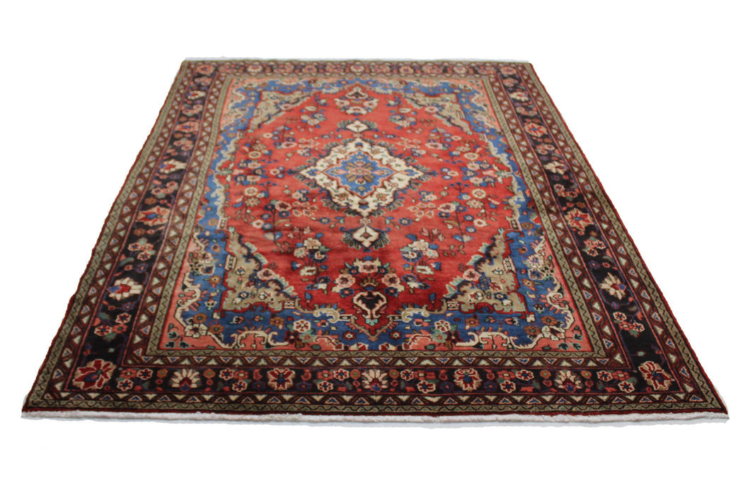 Handmade Antique, Vintage oriental Persian Asadabad rug - 305 X 208 cm