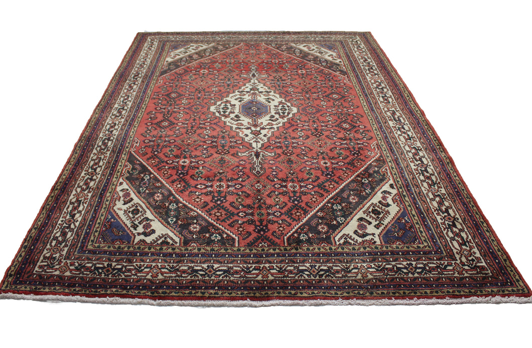 Handmade Antique, Vintage oriental Persian Asadabad rug - 308 X 210 cm