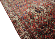 Load image into Gallery viewer, Handmade Antique, Vintage oriental Persian Hosinabad rug - 317 X 107 cm
