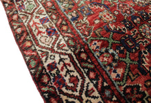 Load image into Gallery viewer, Handmade Antique, Vintage oriental Persian Hosinabad rug - 317 X 107 cm
