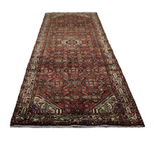 Load image into Gallery viewer, Handmade Antique, Vintage oriental Persian Hosinabad rug - 317 X 107 cm
