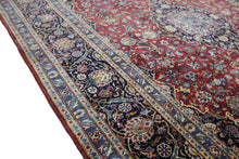 Load image into Gallery viewer, Handmade Antique, Vintage oriental Persian Kashan rug - 368 X 274 cm

