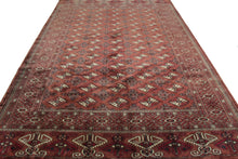 Load image into Gallery viewer, Handmade Antique, Vintage oriental Persian Turkaman rug - 345 X 233 cm
