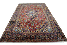 Load image into Gallery viewer, Handmade Antique, Vintage oriental Persian Mashad rug - 320 X 188 cm
