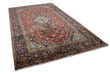 Load image into Gallery viewer, Handmade Antique, Vintage oriental Persian Mashad rug - 320 X 188 cm
