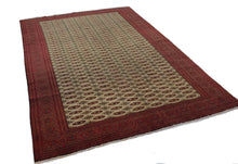 Load image into Gallery viewer, Handmade Antique, Vintage oriental Persian Turkaman rug - 289 X 200 cm
