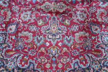 Load image into Gallery viewer, Handmade Antique, Vintage oriental Persian Mashad rug - 390 X 290 cm
