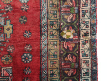 Load image into Gallery viewer, Handmade Antique, Vintage oriental Persian Tabriz rug - 447 X 112 cm
