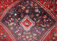 Load image into Gallery viewer, Handmade Antique, Vintage oriental Persian Qashqai  rug - 303 X 212 cm

