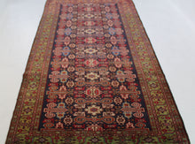 Load image into Gallery viewer, Handmade Antique, Vintage oriental Persian Ardebil rug - 322 X 150 cm
