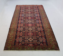 Load image into Gallery viewer, Handmade Antique, Vintage oriental Persian Ardebil rug - 322 X 150 cm
