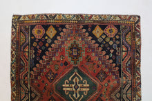 Load image into Gallery viewer, Handmade Antique, Vintage oriental Persian Qashqai rug - 197 X 118cm
