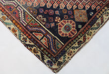 Load image into Gallery viewer, Handmade Antique, Vintage oriental Persian Qashqai rug - 197 X 118cm
