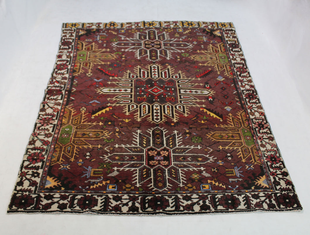 Handmade Antique, Vintage oriental Persian  Bakhtiar rug - 290 X 208 cm